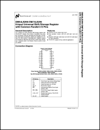 DM54LS299E/883 datasheet: 8-Input Universal Shift/Storage Register with Common Parallel I/O Pins DM54LS299E/883