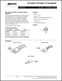 RFP50N06 datasheet: 50A, 60V, 0.022 Ohm, N-Channel Power MOSFETs RFP50N06