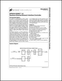 DP83916MDC datasheet: SONIC-16 Systems-Oriented Network Interface Controller DP83916MDC