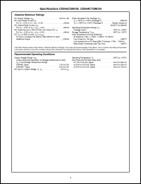 CD54AC299F3A datasheet: 8-Input Universal Shift/Storage Registers with Common  Parallel I/O Pins CD54AC299F3A