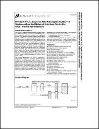 DP83936AVUL-25 datasheet: Full Duplex SONIC-T Systems - Oriented Network Interface Controller with Twisted Pair Interface DP83936AVUL-25