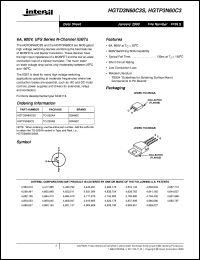 HGTD3N60C3S datasheet: 6A, 600V, UFS Series N-Channel IGBTs HGTD3N60C3S