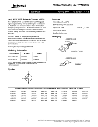 HGTD7N60C3S datasheet: 14A, 600V, UFS Series N-Channel IGBTs HGTD7N60C3S