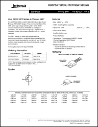 HGTP5N120CN datasheet: 25A, 1200V, NPT Series N-Channel IGBT HGTP5N120CN