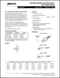 HGTP2N120CN datasheet: 13A, 1200V, NPT Series N-Channel IGBT HGTP2N120CN