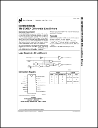 DS1692J datasheet: TRI-STATE Differential Line Drivers [Life-time buy] DS1692J