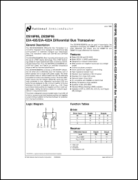 DS16F95MDA datasheet: EIA-485/EIA-422A Differential Bus Transceivers DS16F95MDA