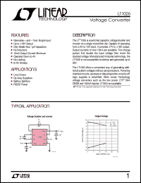 LT1026 datasheet: Voltage Converter LT1026