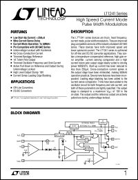 LT1241 datasheet: High Speed Current Mode Pulse Width Modulators LT1241