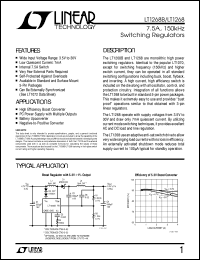 LT1268B datasheet: 7.5A, 150kHz Switching Regulators LT1268B