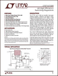 LT1269 datasheet: 4A High Efficiency Switching Regulators LT1269