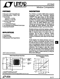 LTC1042 datasheet: Window Comparator LTC1042