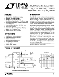 LTC1159 datasheet: High Efficiency Synchronous Step-Down Switching Regulators LTC1159