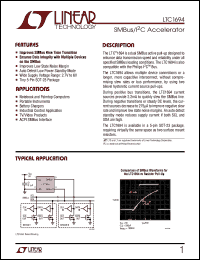 LTC1694 datasheet: SMBus/I²C Accelerator LTC1694