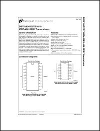 DS75161AN datasheet: IEEE-488 GPIB Transceiver DS75161AN
