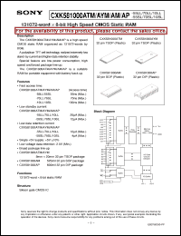 CXK581000AP-55LL datasheet: 131072-word x 8-bit High Speed CMOS Static RAM CXK581000AP-55LL