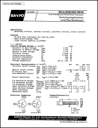 2SC3916 datasheet: NPN epitaxial planar silicon transistor, switching application 2SC3916