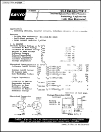 2SC3912 datasheet: NPN epitaxial planar silicon transistor, switching application 2SC3912