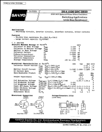 2SC3920 datasheet: NPN epitaxial planar silicon transistor, switching application 2SC3920