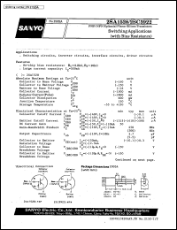 2SC3922 datasheet: NPN epitaxial planar silicon transistor, switching application 2SC3922