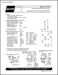 2SA1732 datasheet: PNP epitaxial planar silicon transistor, high-speed switching application 2SA1732