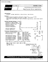 2SB1120 datasheet: PNP epitaxial planar silicon transistor, high-current driver application 2SB1120