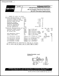 2SB698 datasheet: PNP epitaxial planar silicon transistor, 1W AF output, electronic governor, DC-DC converter application 2SB698