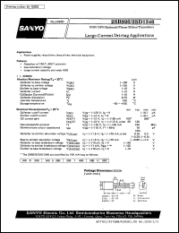 2SB926 datasheet: PNP epitaxial planar silicon transistor, large-current switching application 2SB926