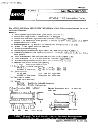 LC7367JM datasheet: DTMF/PULSE switchable dialer LC7367JM