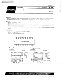 LC7730 datasheet: Timer LC7730