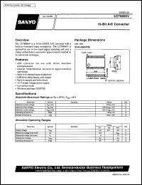 LC78866V datasheet: 16-bit A/D converter LC78866V