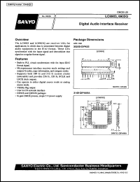 LC8903Q datasheet: Digital audio interface receiver LC8903Q