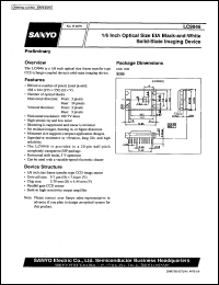 LC9946 datasheet: 1/6 inch optical size EIA black-and-white solid-state imaging device LC9946