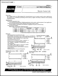 LC8910 datasheet: Remote control LSI LC8910