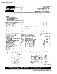 2SJ272 datasheet: P-channel MOS silicon FET, very high-speed switching application 2SJ272