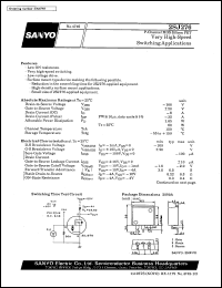 2SJ276 datasheet: P-channel MOS silicon FET, very high-speed switching application 2SJ276