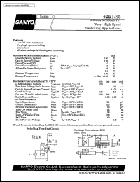 2SK1430 datasheet: N-channel MOS silicon FET, very high-speed switching application 2SK1430