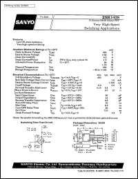 2SK1438 datasheet: N-channel MOS silicon FET, very high-speed switching application 2SK1438