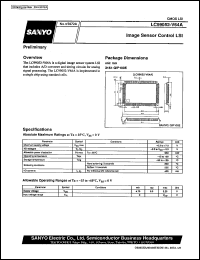 LC99052-V64A datasheet: Image sensor control LSI LC99052-V64A