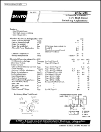 2SK1726 datasheet: N-channel MOS silicon FET, very high-speed switching application 2SK1726