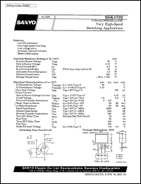 2SK1732 datasheet: N-channel MOS silicon FET, very high-speed switching application 2SK1732