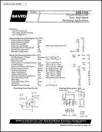 2SK1736 datasheet: N-channel MOS silicon FET, very high-speed switching application 2SK1736