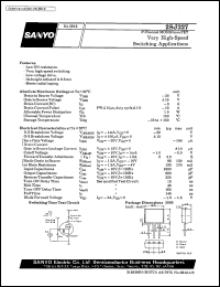 2SJ227 datasheet: P-channel MOS silicon FET, very high-speed switching application 2SJ227