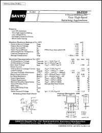 2SJ232 datasheet: P-channel MOS silicon FET, very high-speed switching application 2SJ232