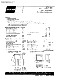 2SJ266 datasheet: P-channel MOS silicon FET, very high-speed switching application 2SJ266