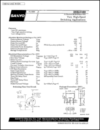 2SK2169 datasheet: N-channel MOS silicon FET, very high-speed switching application 2SK2169