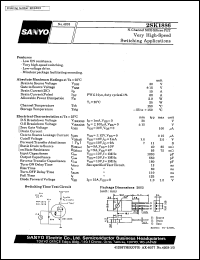 2SK1886 datasheet: N-channel MOS silicon FET, very high-speed switching application 2SK1886