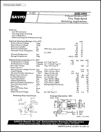 2SK1895 datasheet: N-channel MOS silicon FET, very high-speed switching application 2SK1895