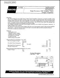 VPA12 datasheet: High-procession CTR display video output amplifier VPA12