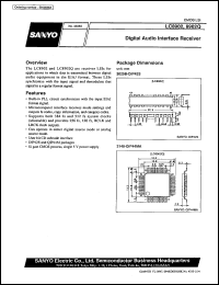 LC8902Q datasheet: Digital audio interface receiver LC8902Q